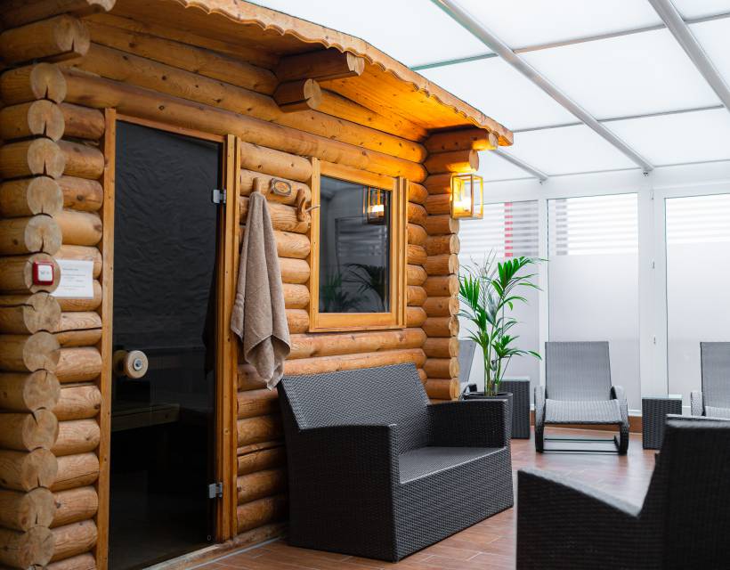 Blocksauna im Hotel am Alten Strom